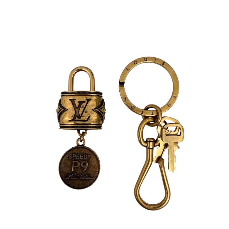 全新 限量 Louis Vuitton 路易威登 Lobster 吊飾 鎖頭吊飾 鑰匙圈 Lv鑰匙圈 P9 Speedy P9 龍蝦鎖頭-1