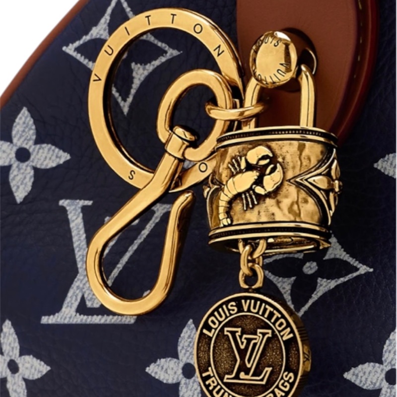 全新 限量 Louis Vuitton 路易威登 Lobster 吊飾 鎖頭吊飾 鑰匙圈 Lv鑰匙圈 P9 Speedy P9 龍蝦鎖頭-6