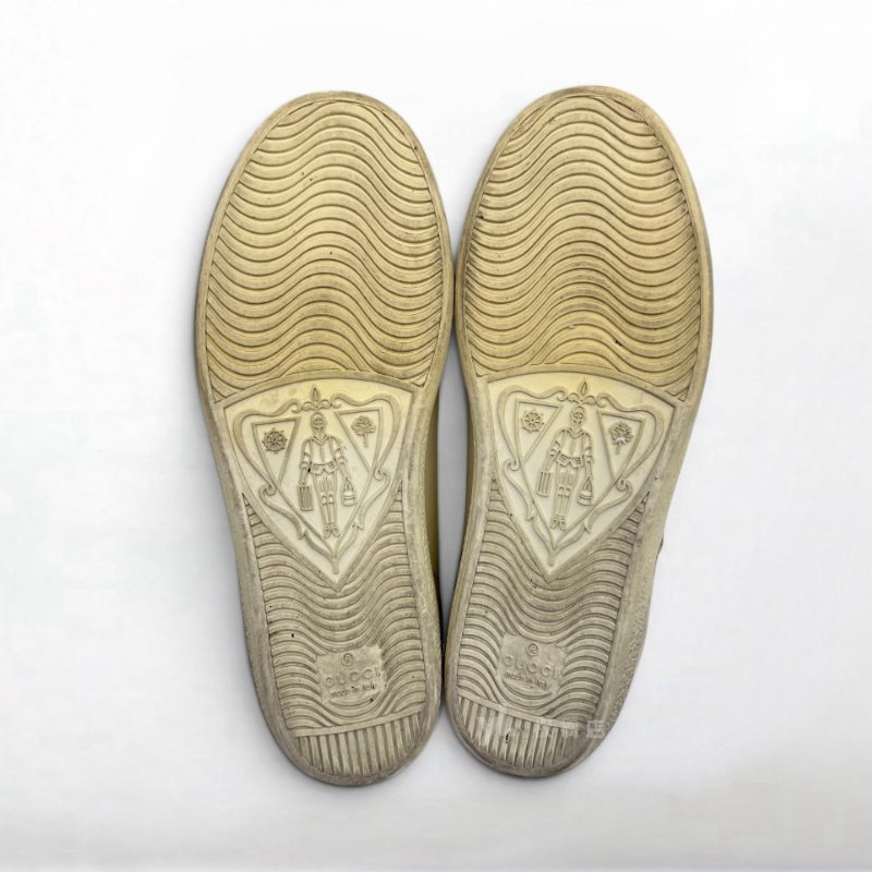 S5474-GUCCI DisneyXACE系列米奇圖案復古仿舊風格休閒鞋-4