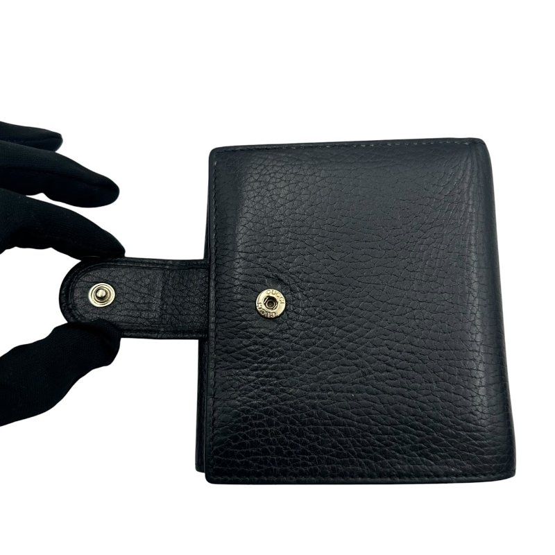 【美收精品】Gucci 黑色短夾 C-493【隔月月中將轉賣至日本 上架期限30天】-4