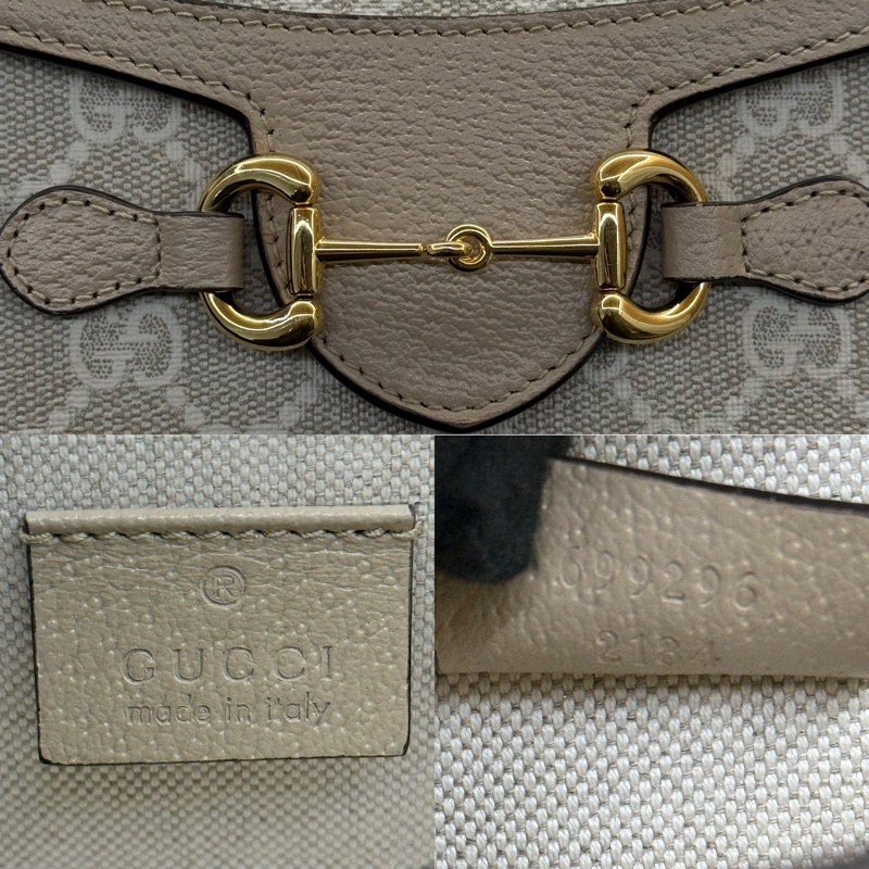 GUCCI 古馳 經典1956 HORSEBIT 馬銜扣斜背包 699296-6