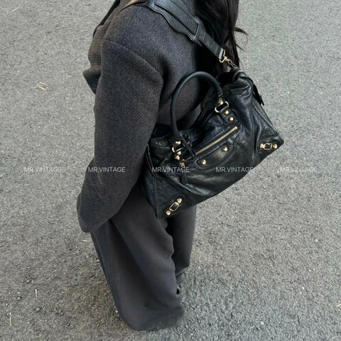 🏷Balenciagaco黑金機車包