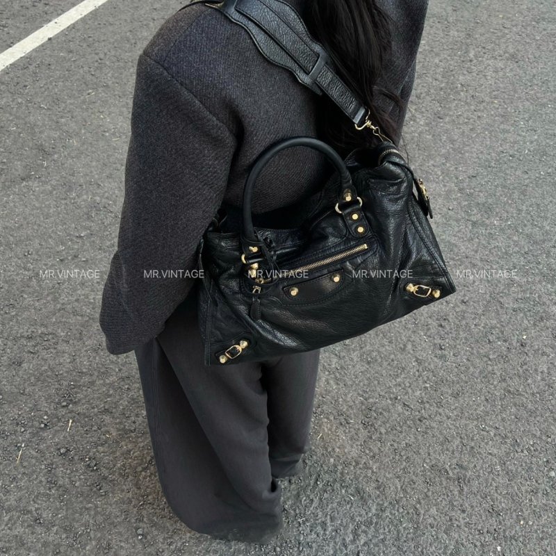 🏷Balenciagaco黑金機車包-1