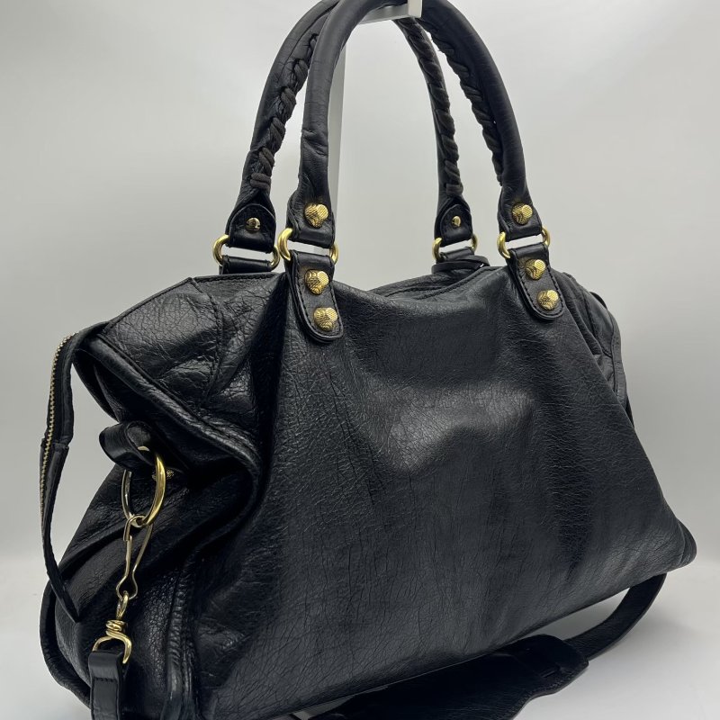 🏷Balenciagaco黑金機車包-4
