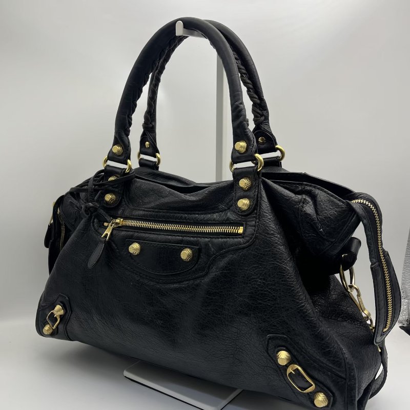 🏷Balenciagaco黑金機車包-6