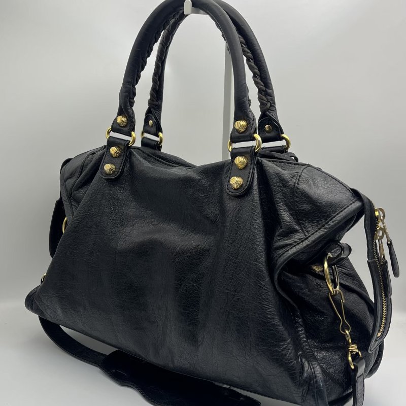 🏷Balenciagaco黑金機車包-9