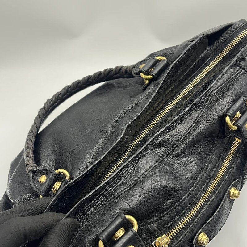 🏷Balenciagaco黑金機車包-13