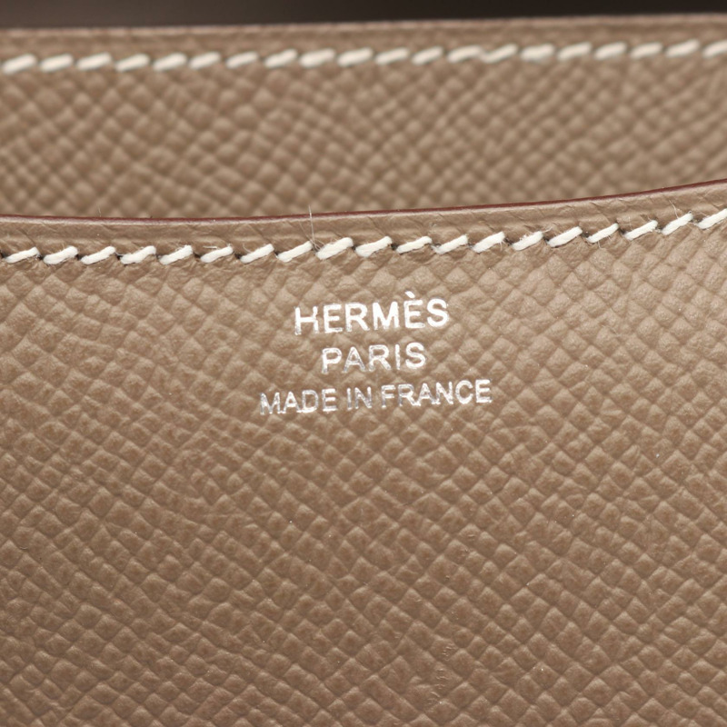 HERMES Constance III 迷你 Miroir 單肩手提包 083905CK 皮革 SHW 二手 B-3