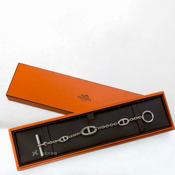 A13145-HERMES Farandole豬鼻純銀手鍊H104567B00LG-3