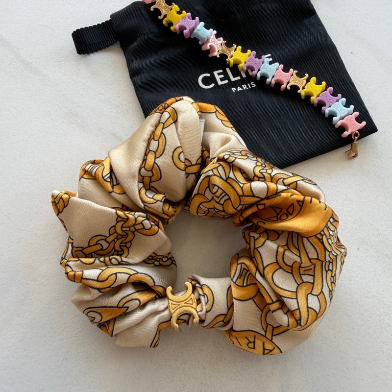 CELINE 超火爆 凱旋門 大腸髮圈 髮飾 髮圈 大腸圈 甜甜圈 髮束-0