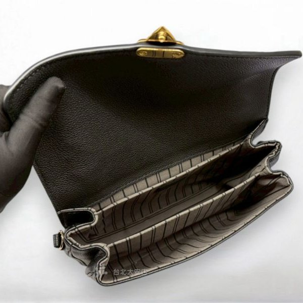 A13142-LV Pochette Metis 黑色牛皮壓紋郵差包M41487-5