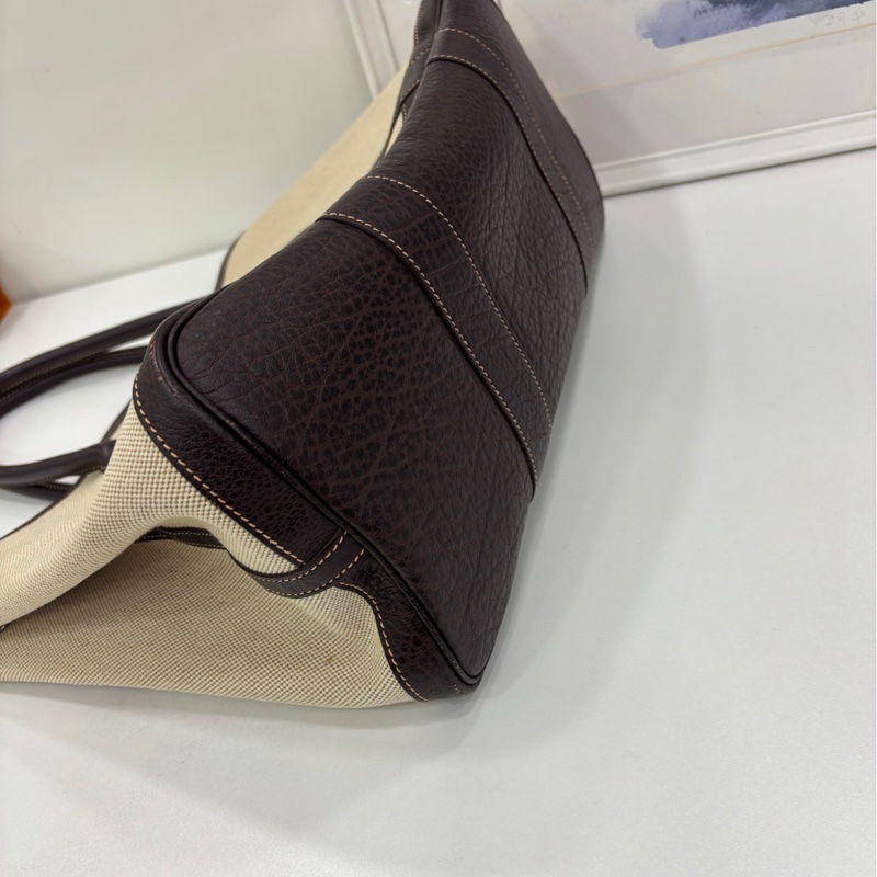 Hermes 愛馬仕garden party 36 花園36 烏木色 框H刻 原始成色-4