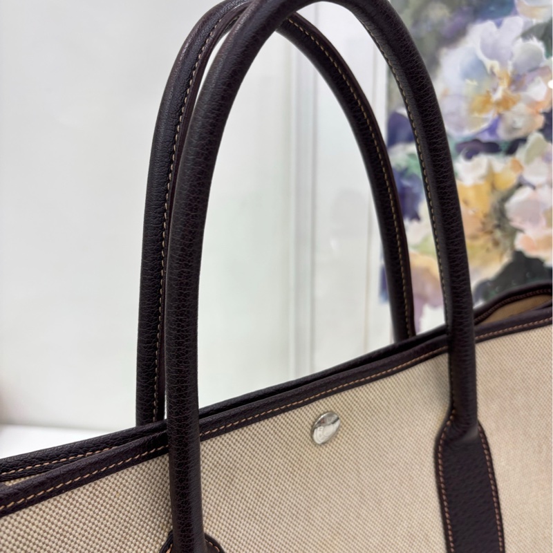 Hermes 愛馬仕garden party 36 花園36 烏木色 框H刻 原始成色-5