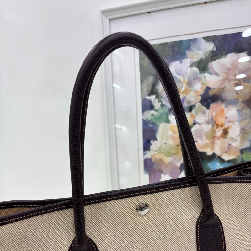 Hermes 愛馬仕garden party 36 花園36 烏木色 框H刻 原始成色-6