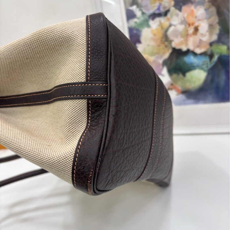 Hermes 愛馬仕garden party 36 花園36 烏木色 框H刻 原始成色-9