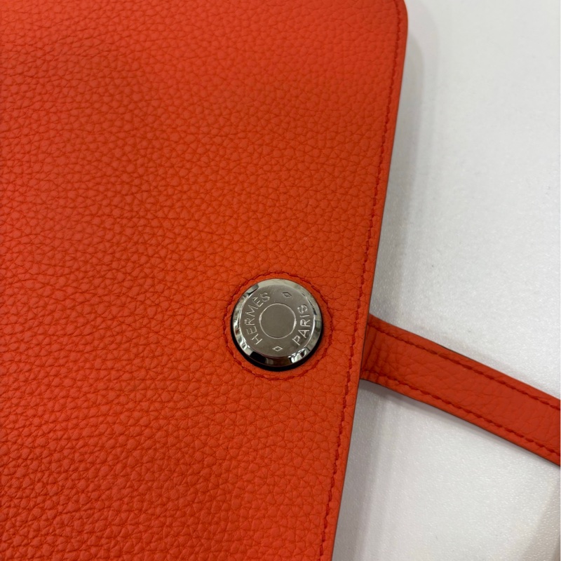 Hermes 愛馬仕 dogon 皮夾 護照包 X刻 有購證-8