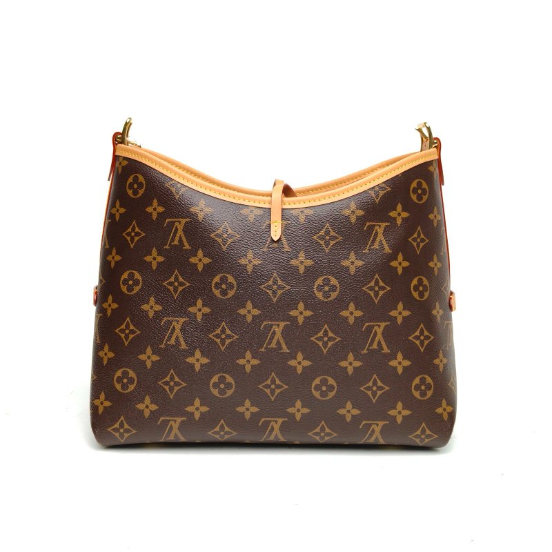 LOUIS VUITTON CARRYALL小號29配子袋老花PVC金扣晶片肩背包-2