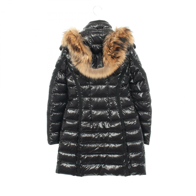 MONCLER HERMIFUR 羽絨外套 4995615 尼龍 黑色 #00 二手 女款-1