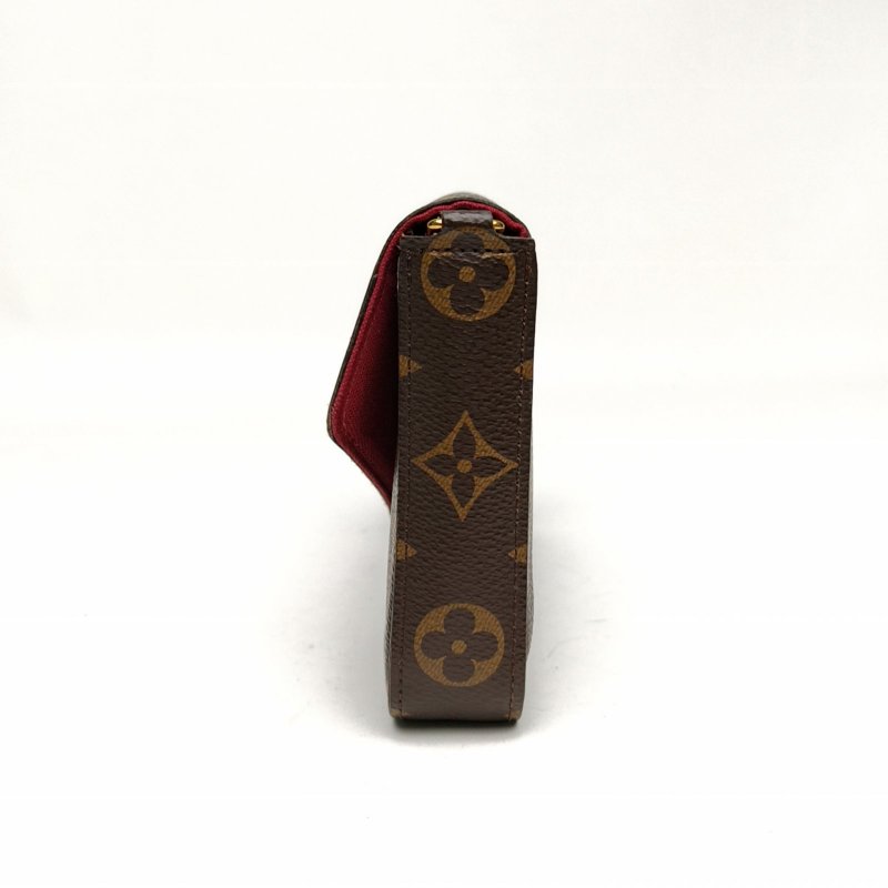 LOUIS VUITTON POCHETTEFELICIE三合一鏈條包老花PVC肩背包-1