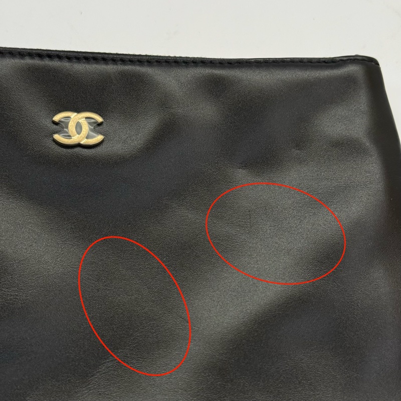 CHANEL 香奈兒 黑色CHANEL22小牛皮肩背包 AS4486 RFID MICROCHIP-8