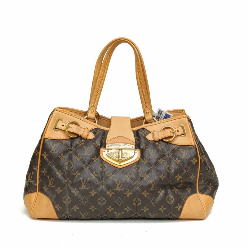 LOUIS VUITTON 老花PVCEtoile中古南瓜包腋下包肩背包-0