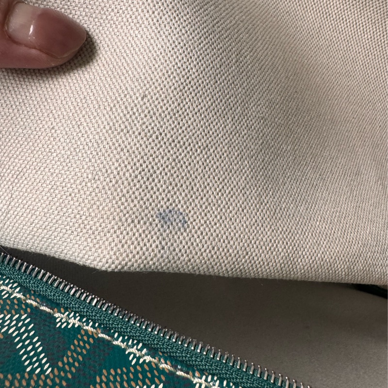 GOYARD- pm 綠荖花拉鍊托特包-28