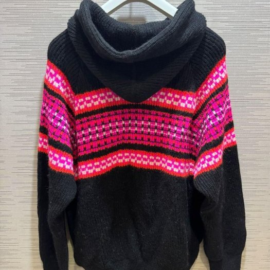 💎Han's house精品服飾💎 CELINE 刺繡 羊毛 連帽 毛衣 帽T 男女共穿 現貨 L  原價55600-4