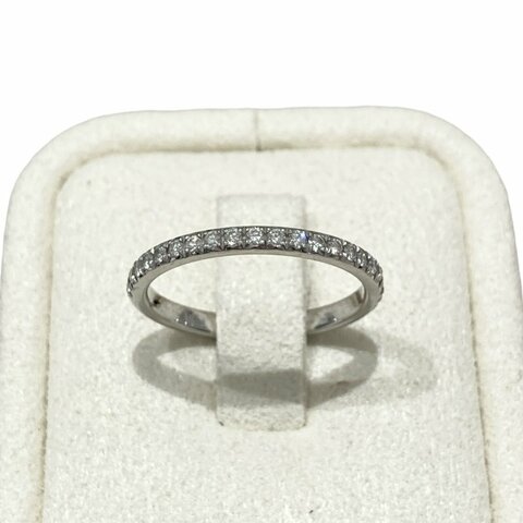 PIAGET 伯爵 G34LY748 LIMELIGHT WEDDING RING 婚戒 鉑金950 鑽石 銀色 #47.5