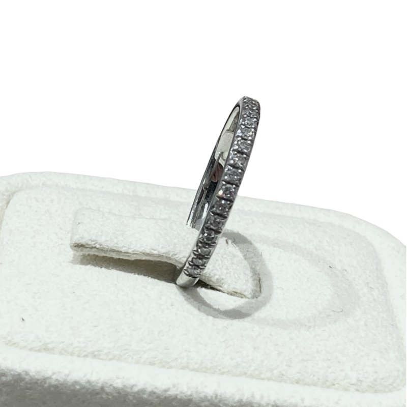 PIAGET 伯爵 G34LY748 LIMELIGHT WEDDING RING 婚戒 鉑金950 鑽石 銀色 #48-2
