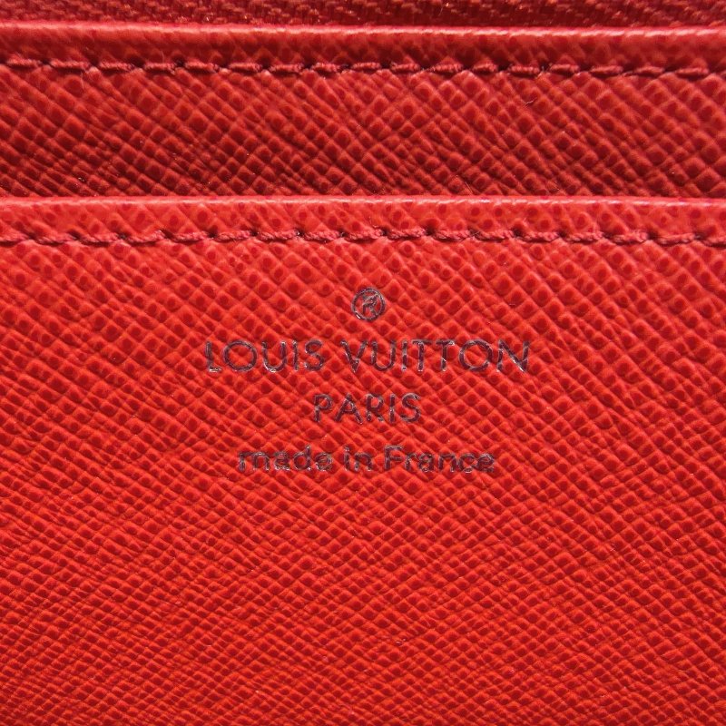 LV Twist水波紋紅銀扣鎖長夾-7