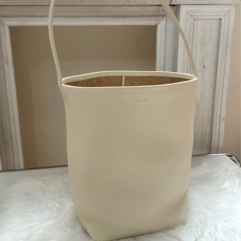 The Row N/S Park Medium Tote Bag 中號 皮革托特包 象白色
