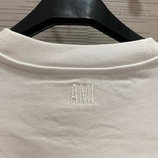 💎Han's house精品服飾💎 AMI PARIS 全 刺繡 愛心 短 T  現貨M/L/XXL 短袖-3