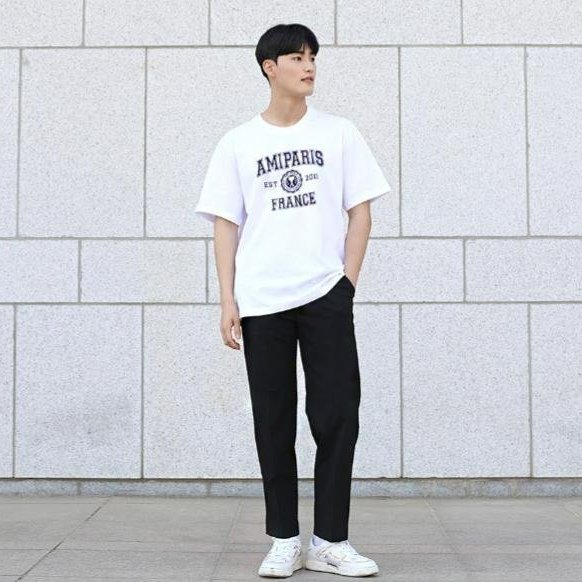 💎Han's house精品服飾💎 AMI PARIS 全 刺繡 愛心 短 T  現貨M/L/XXL 短袖-5