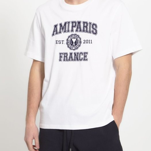 💎Han's house精品服飾💎 AMI PARIS 全 刺繡 愛心 短 T  現貨M/L/XXL 短袖-7