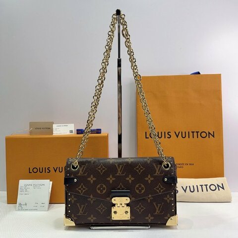 LV Trunkie East West老花鏈帶包
