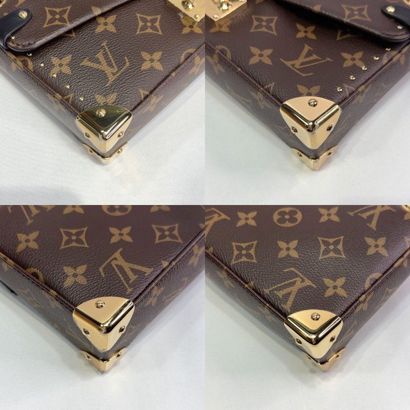 LV Trunkie East West老花鏈帶包-9