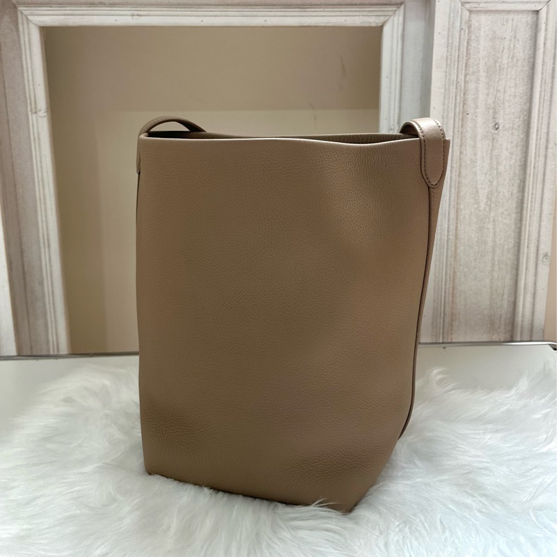 The Row N/S Park Medium Tote Bag 中號 皮革托特包 大象灰-2