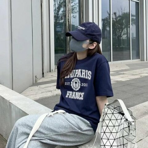 💎Han's house精品服飾💎 AMI PARIS 全 刺繡 愛心 短 T 現貨M 短袖