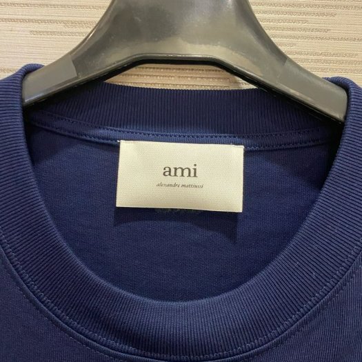 💎Han's house精品服飾💎 AMI PARIS 全 刺繡 愛心 短 T 現貨M 短袖-4