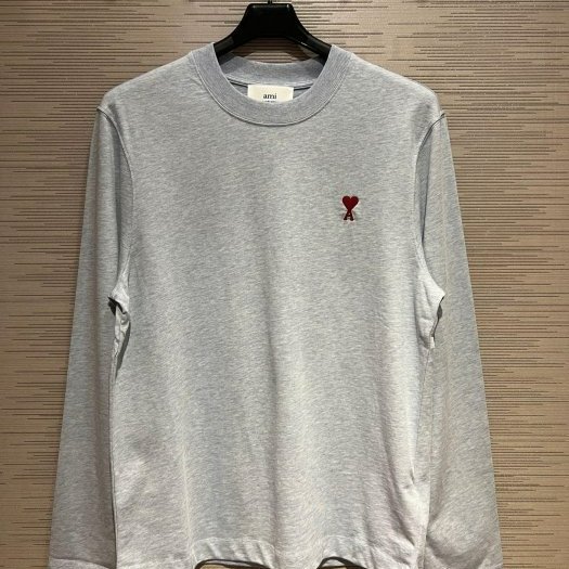 💎Han's house精品服飾💎 AMI PARIS 刺繡 愛心 長 T  長袖 現貨 L / XXXL 原價6800-1
