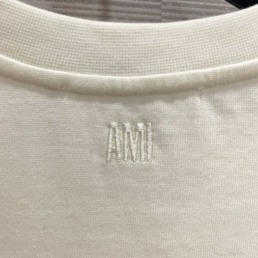 💎Han's house精品服飾💎 AMI PARIS 愛心 刺繡 長 T  長袖 葡萄牙製 男女共穿 現貨 M-3