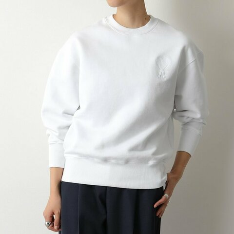 💎Han's house精品服飾💎 AMI PARIS 愛心 刺繡 衛衣 大學T 葡萄牙製 男女共穿 現貨 女 XXS