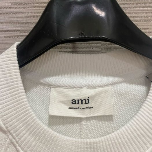 💎Han's house精品服飾💎 AMI PARIS 愛心 刺繡 衛衣 大學T 葡萄牙製 男女共穿 現貨 女 XXS-5