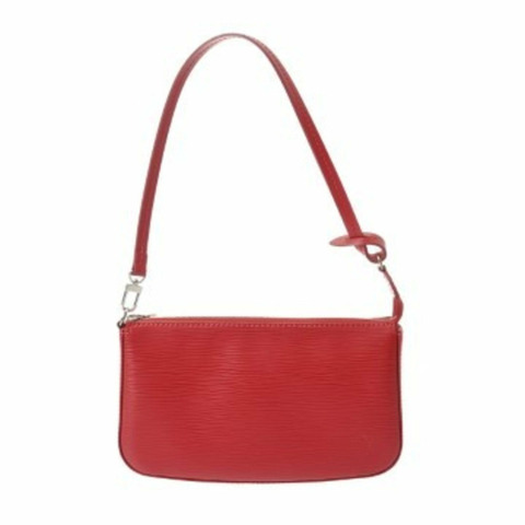 路易威登 Louis Vuitton Epi Pochette Accessoires Fuchsia M40777 女士皮革配件包 A 級二手 Ginzo