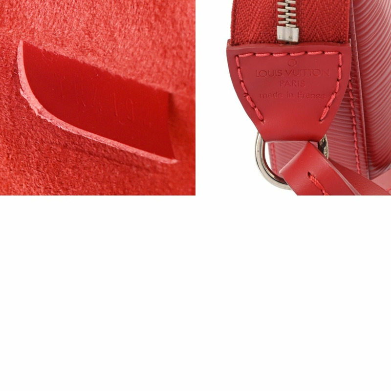 路易威登 Louis Vuitton Epi Pochette Accessoires Fuchsia M40777 女士皮革配件包 A 級二手 Ginzo-10