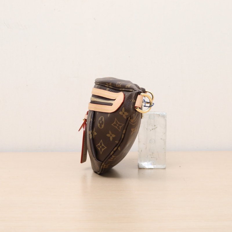 LOUIS VUITTON 老花PVC晶片Highrisebumbag腰包肩背包-4