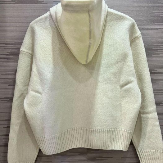 💎Han's house精品服飾💎AMI PARIS 愛心 刺繡 美利奴羊毛 連帽 毛衣 葡萄牙製 男女共穿 可手水洗現貨 XS/S-2