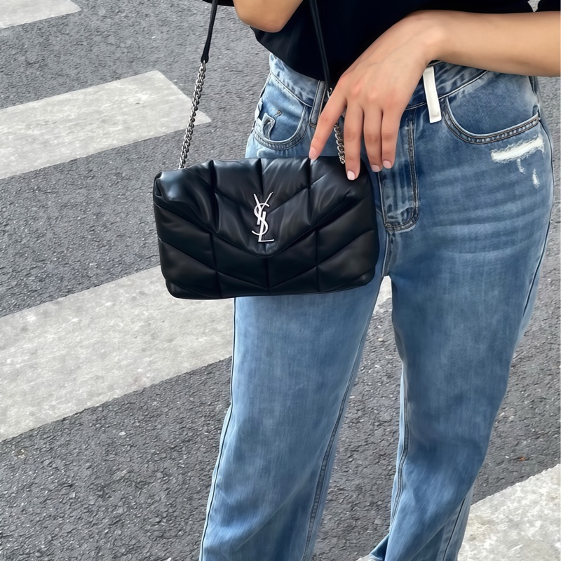 YSL黑銀雲朵包☁️Rose私服同款太燒了❤️‍🔥-1