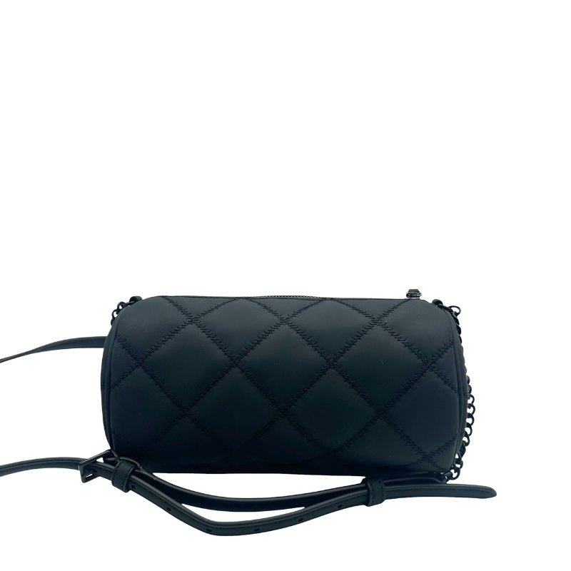 【美收精品】TORY BURCH 菱格黑色圓桶鍊條包 C-500【隔月月中將轉賣至日本 上架期限30天】-1