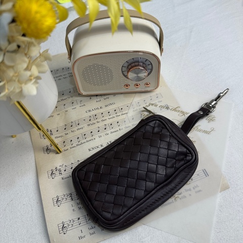 【赫蒂國際精品】 Bottega Veneta 經典皮革編織隨身包 vintage 二手 中古